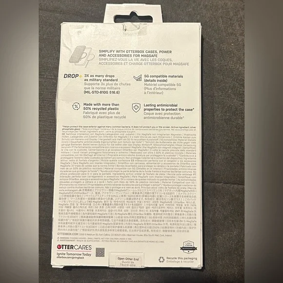 OtterBox Symmetry Case Purple and Blue for iPhone 14 Plus. Fairy Dust. New - Picture 2 of 15